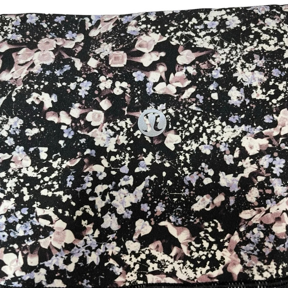 Lululemon Wunder Under Crop II Roll Down Scallop Luxtreme in Floral Spritz Multi - Picture 15 of 15